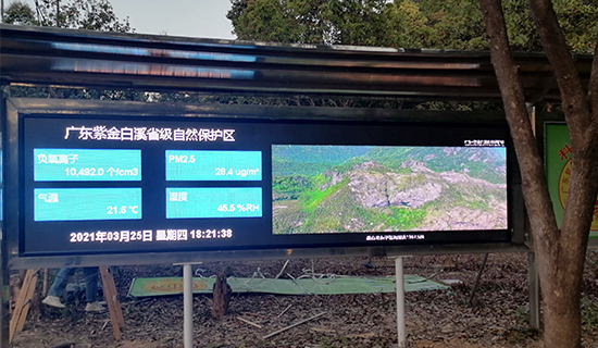 負氧離子在線監(jiān)測系統(tǒng)為旅游度假村構建“生態(tài)數(shù)據(jù)名片” 